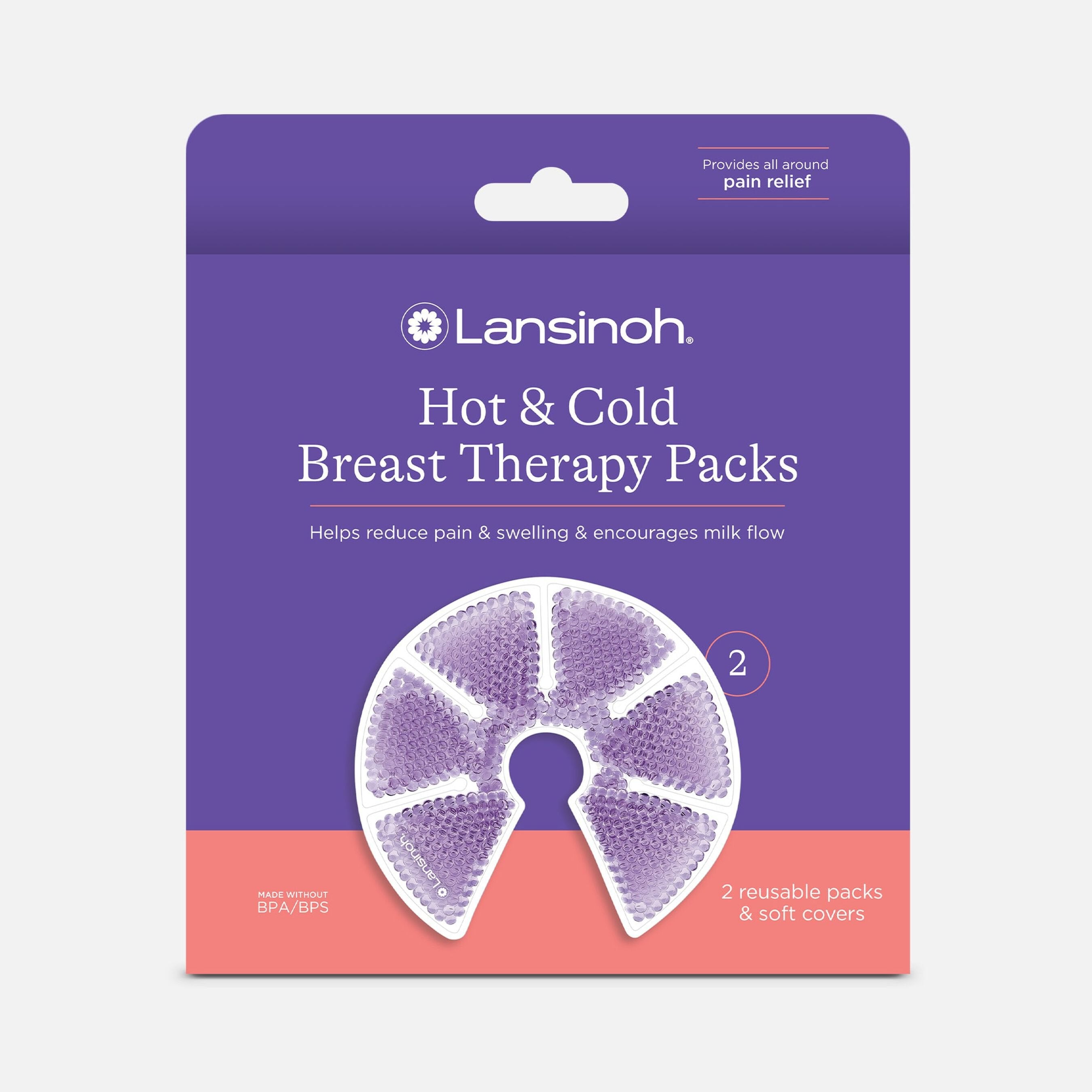 Lansinoh TheraPearl 3-in-1 Hot or Cold Breast Therapy