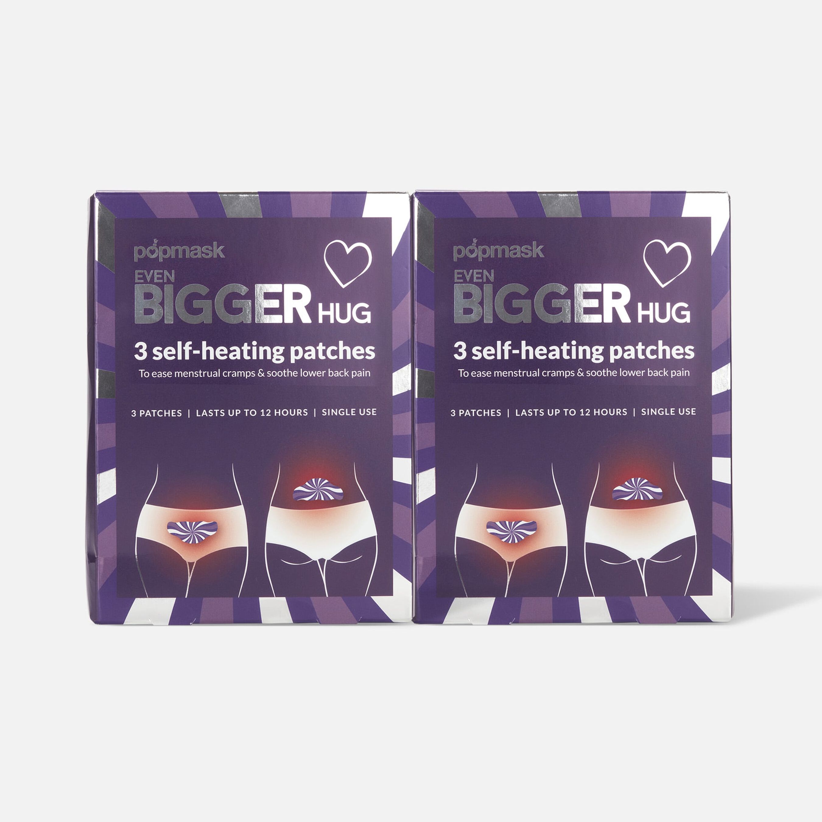 POPMASK Even Bigger Hug Self-Heating Patches, 3 ct. (2-Pack)