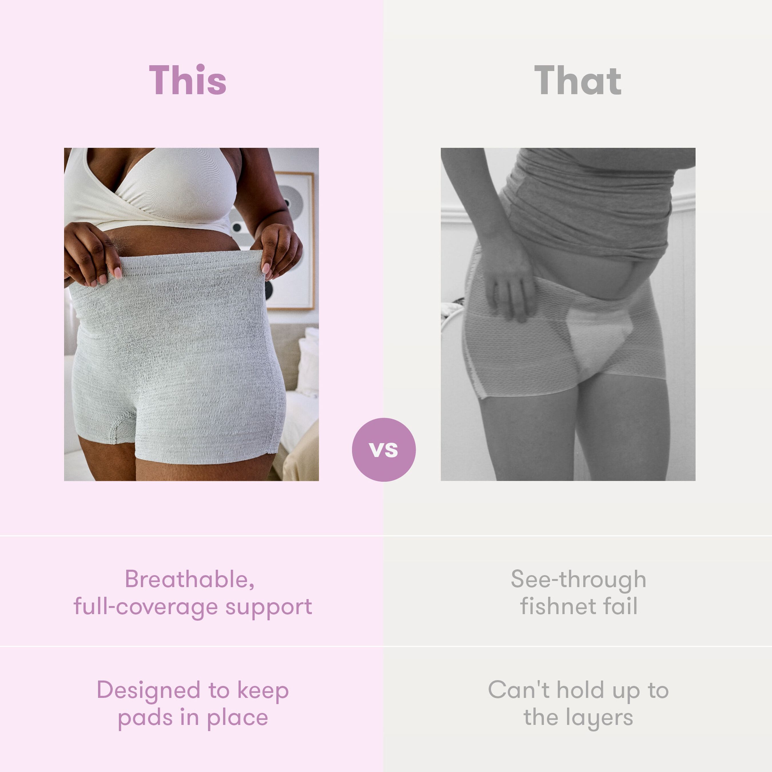 Frida Mom Boyshort Disposable Postpartum Underwear (Size Regular)