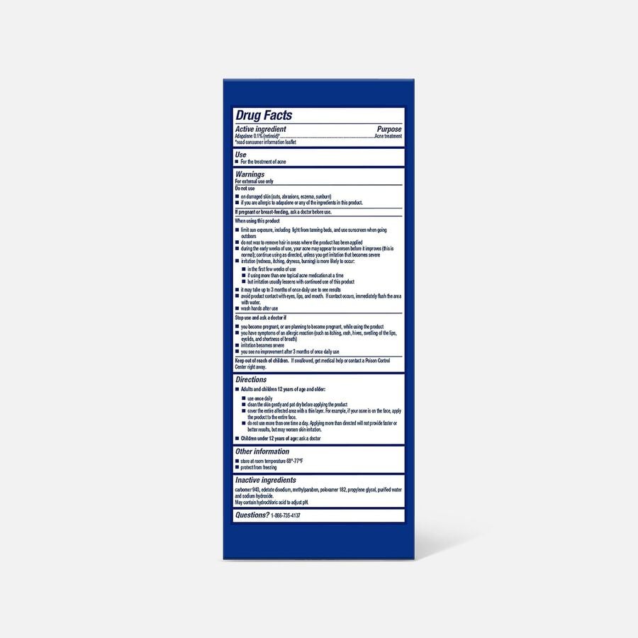 Differin 0.1% Adapalene Treatment Gel, 45g Tube