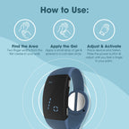 Reliefband Premier for Nausea Relief, Slate Blue