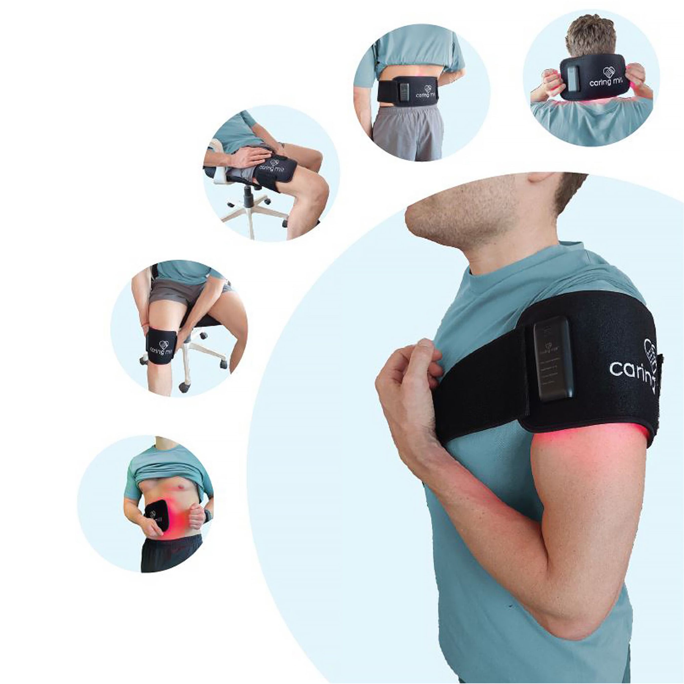 Multipurpose Infrared & Red-light Therapy Flex Wrap – Caring Mill™