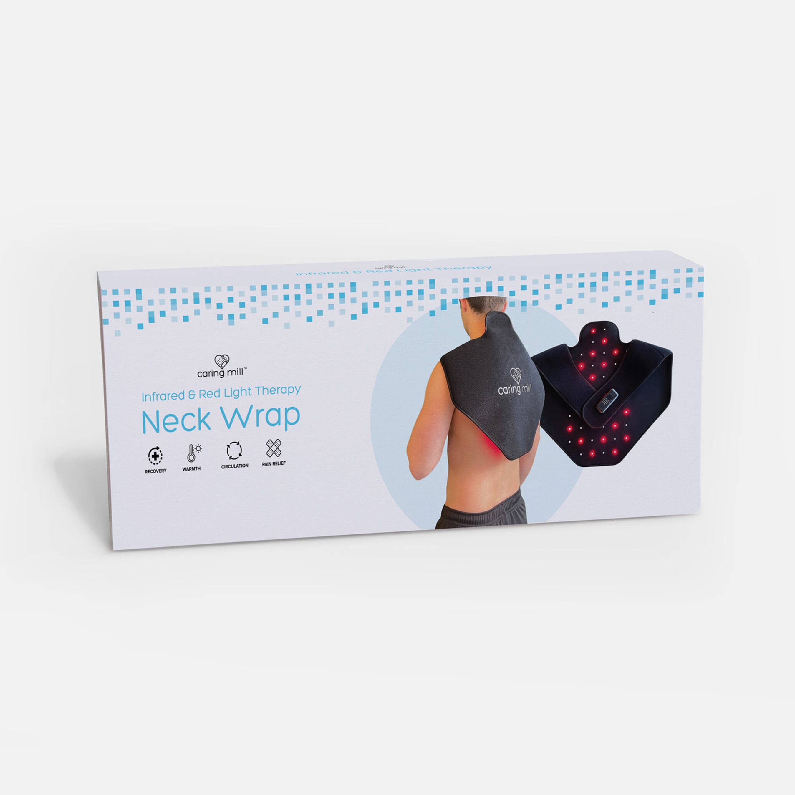 Infrared & Red-light Therapy Neck & Back Wrap – Caring Mill™