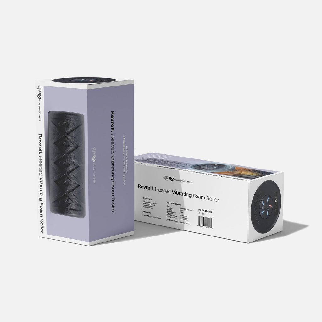 Revroll Vibrating + Heat Foam Roller — Caring Mill™ by Aura
