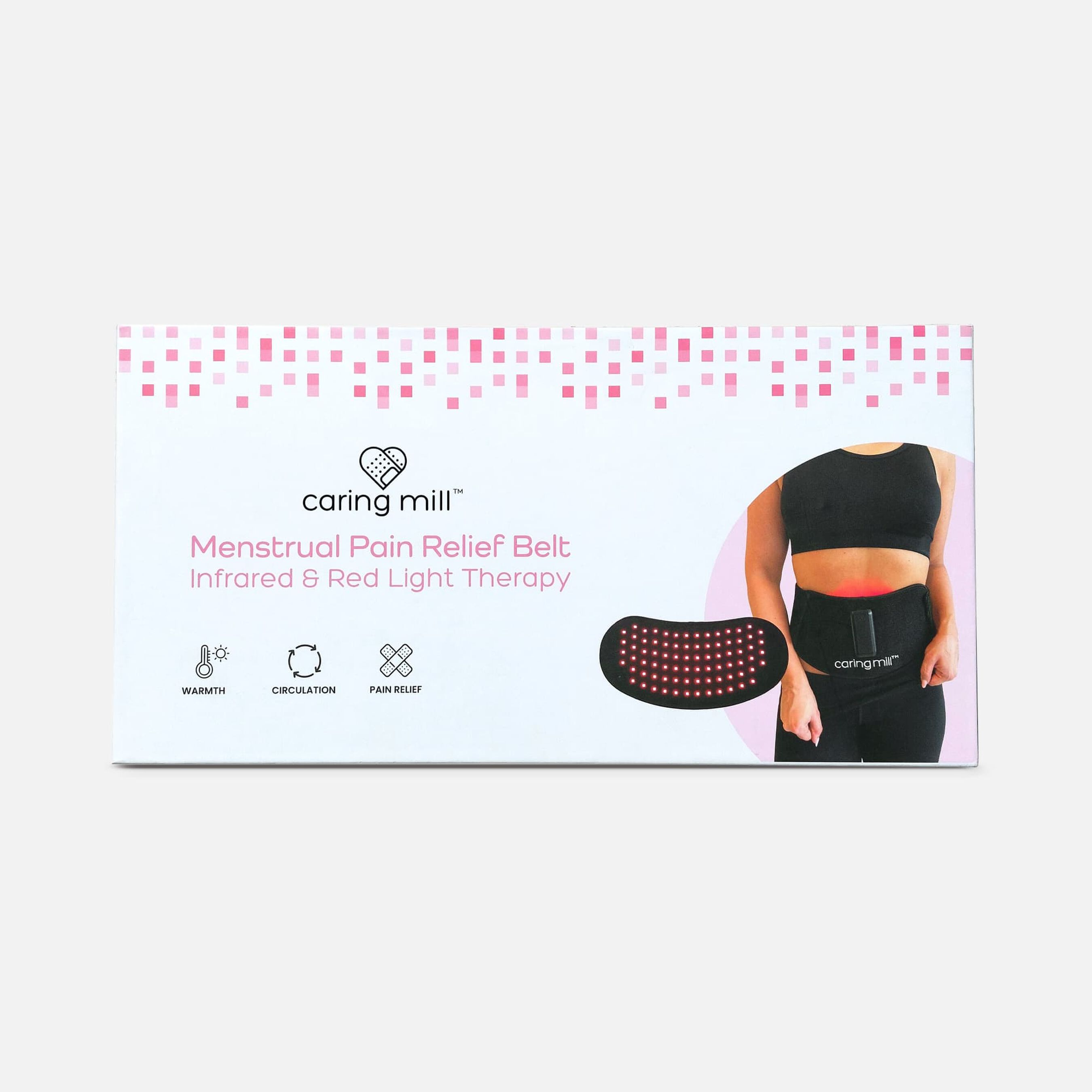 Caring Mill™ Menstrual Red Light Therapy Pain Relief Belt