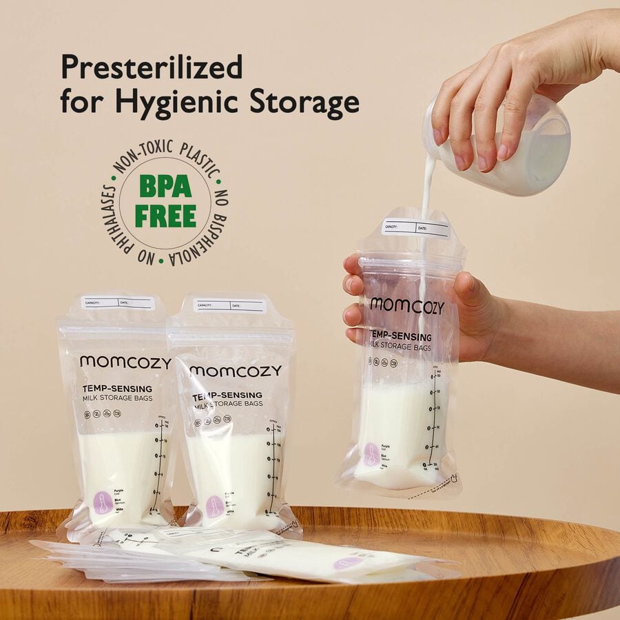 Momcozy Breast Milk Storage Bags, 120 ct.