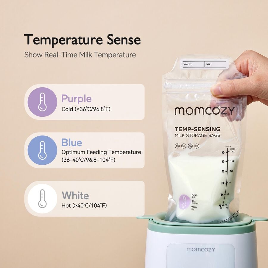 Momcozy Breast Milk Storage Bags, 120 ct.