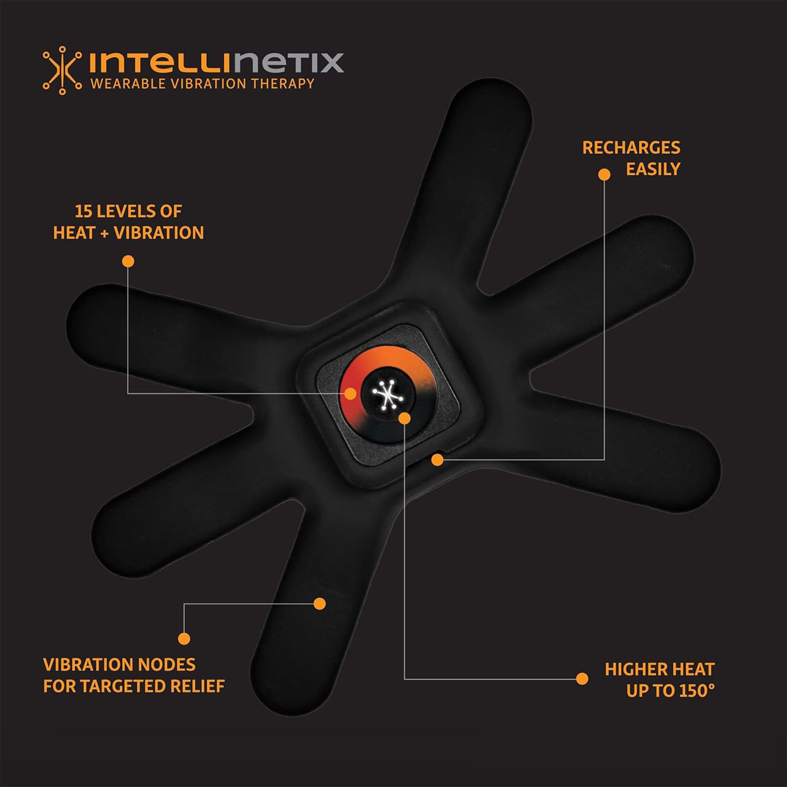Intellinetix Heat + Vibration Therapy Wrap