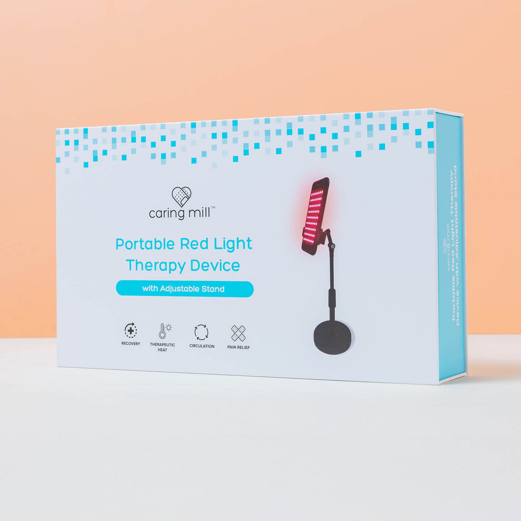 Caring Mill™ Portable Red Light Therapy Device With Adjustable Stand