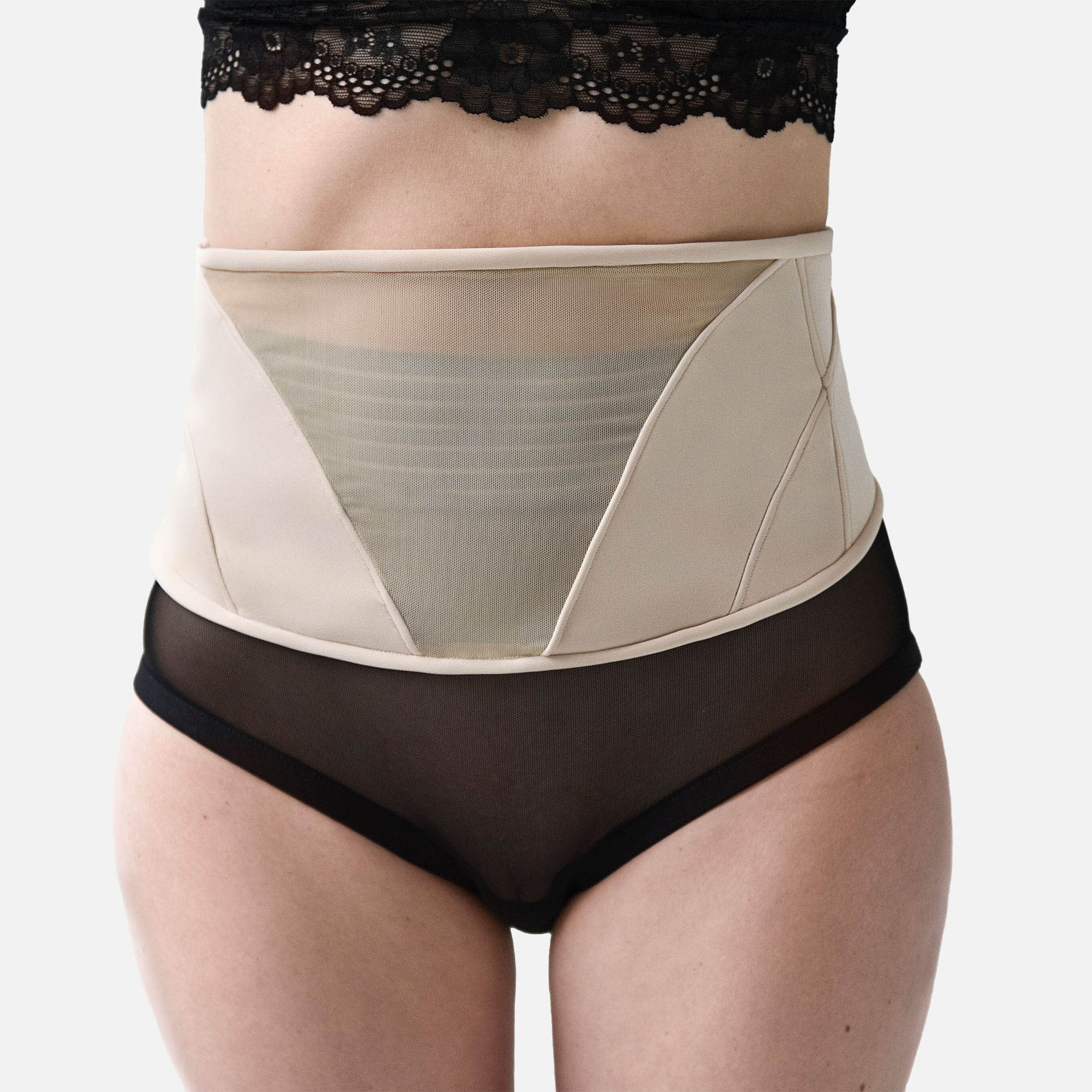 Mommy Matters Postpartum Belly Wrap in Beige, Size Large