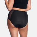 Thinx Comfort Stretch Hi-Waist Period Underwear, Black, XL