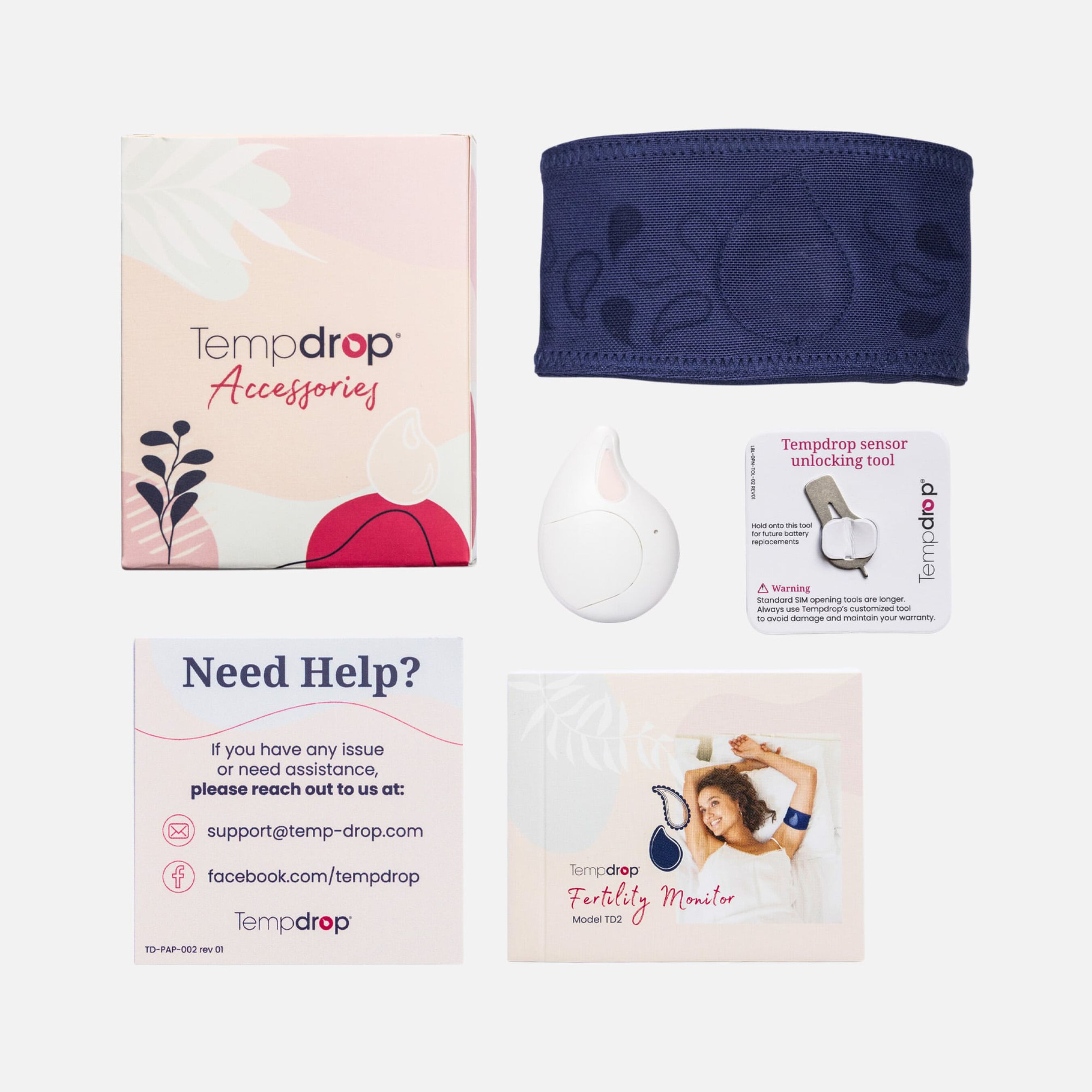 Tempdrop 2 Advanced Fertility Monitor, S/M
