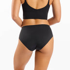 Proof Everyday Light Brief Period Underwear, 5 Pack, Black + Beige, Medium