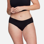 Proof Super Heavy Brief Period Underwear 3-Pack - Maximum Protection & Comfort in Black (Medium)