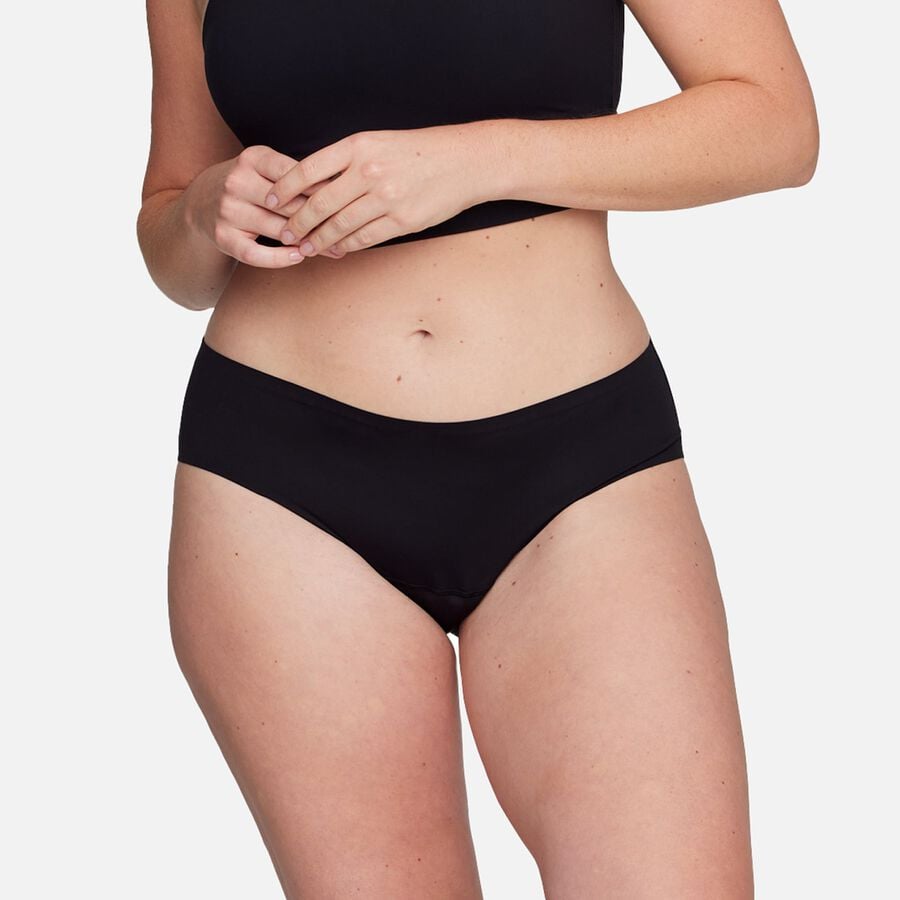 Proof Super Heavy Brief Period Underwear 3-Pack - Maximum Protection & Comfort in Black (Medium)