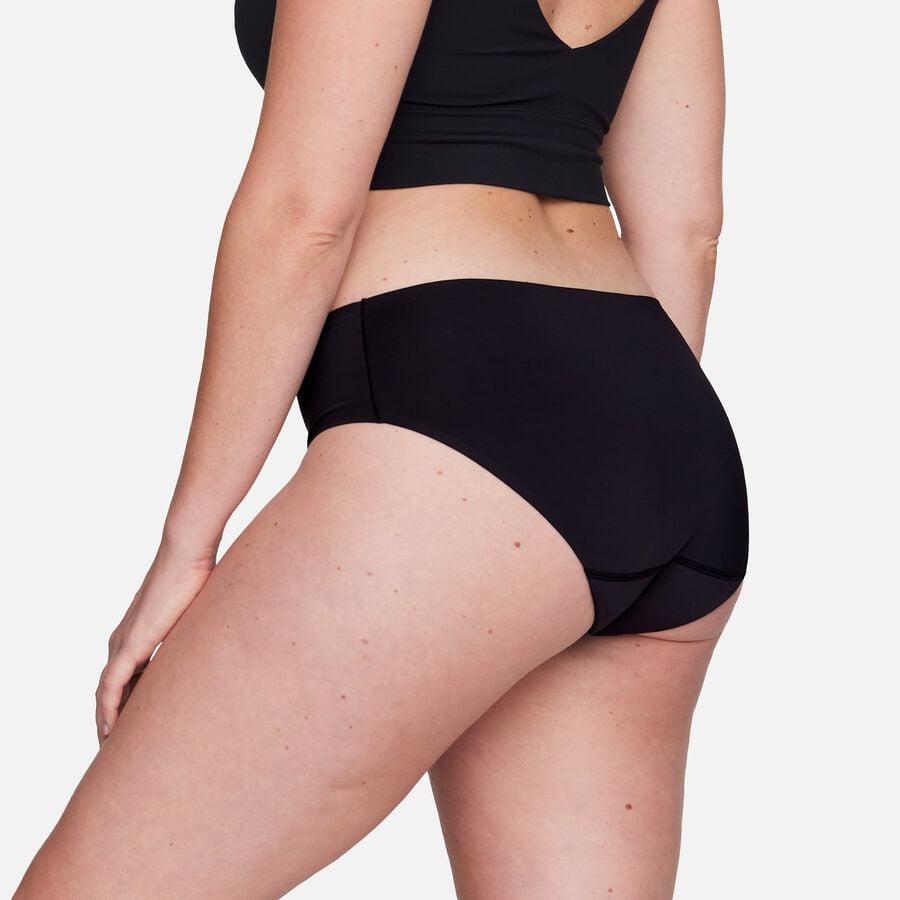 Proof Super Heavy Brief Period Underwear 3-Pack - Maximum Protection & Comfort in Black (Medium)