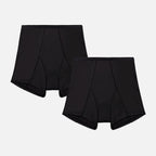 Proof Overnight Boyshort Period Underwear, 2 Pack, Black, Large