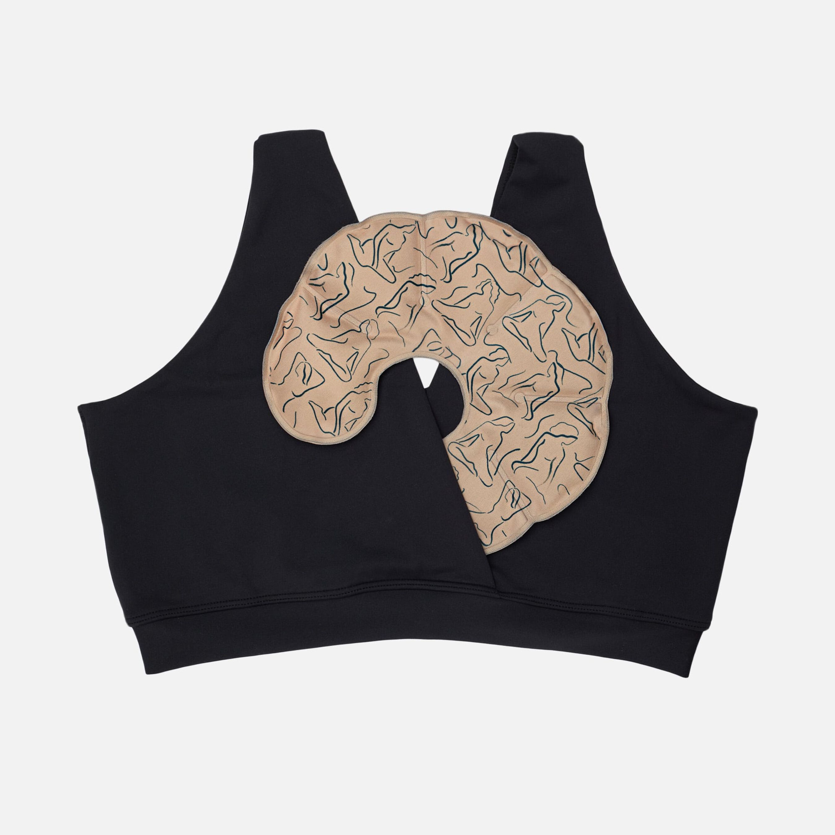 Nyssa FourthWear Postpartum Recovery Bralette & Breast & Chest Ice/Heat Packs, 1X/2X