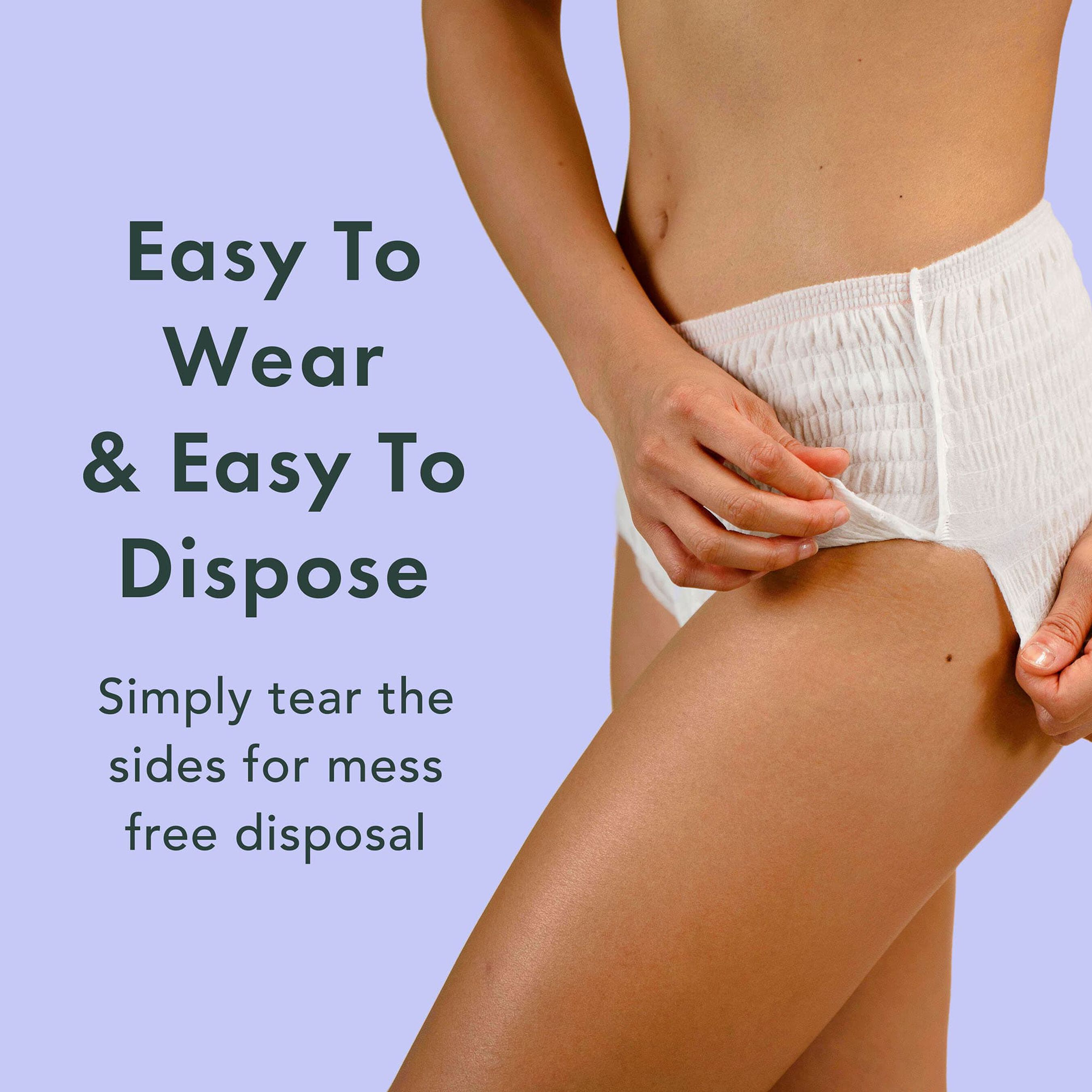 Rael Organic Cotton Cover Period Underwear (S-M), 5 ct.