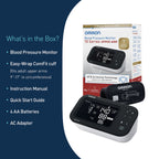 Omron 10-Series Upper Arm Blood Pressure Monitor, Connected, with AC Adapter