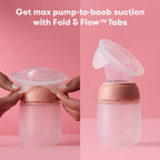 Frida Mom 2-in-1 Manual + Silicone Suction Breast Pump