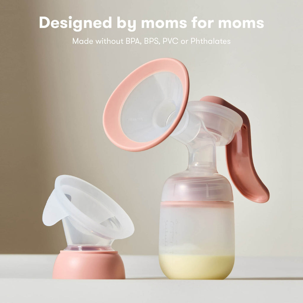 Frida Mom 2-in-1 Manual + Silicone Suction Breast Pump
