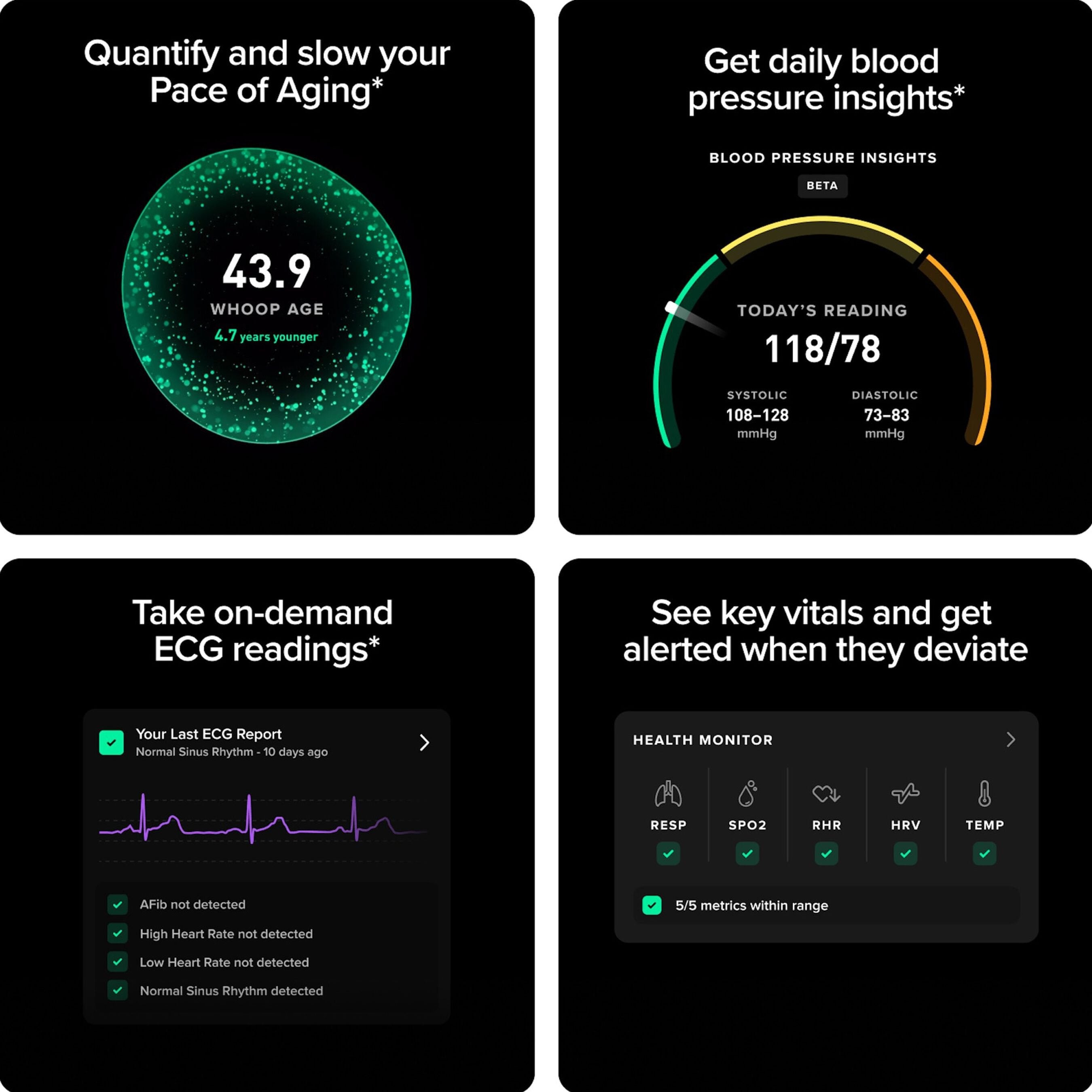WHOOP Life Wearable Health & Activity Tracker