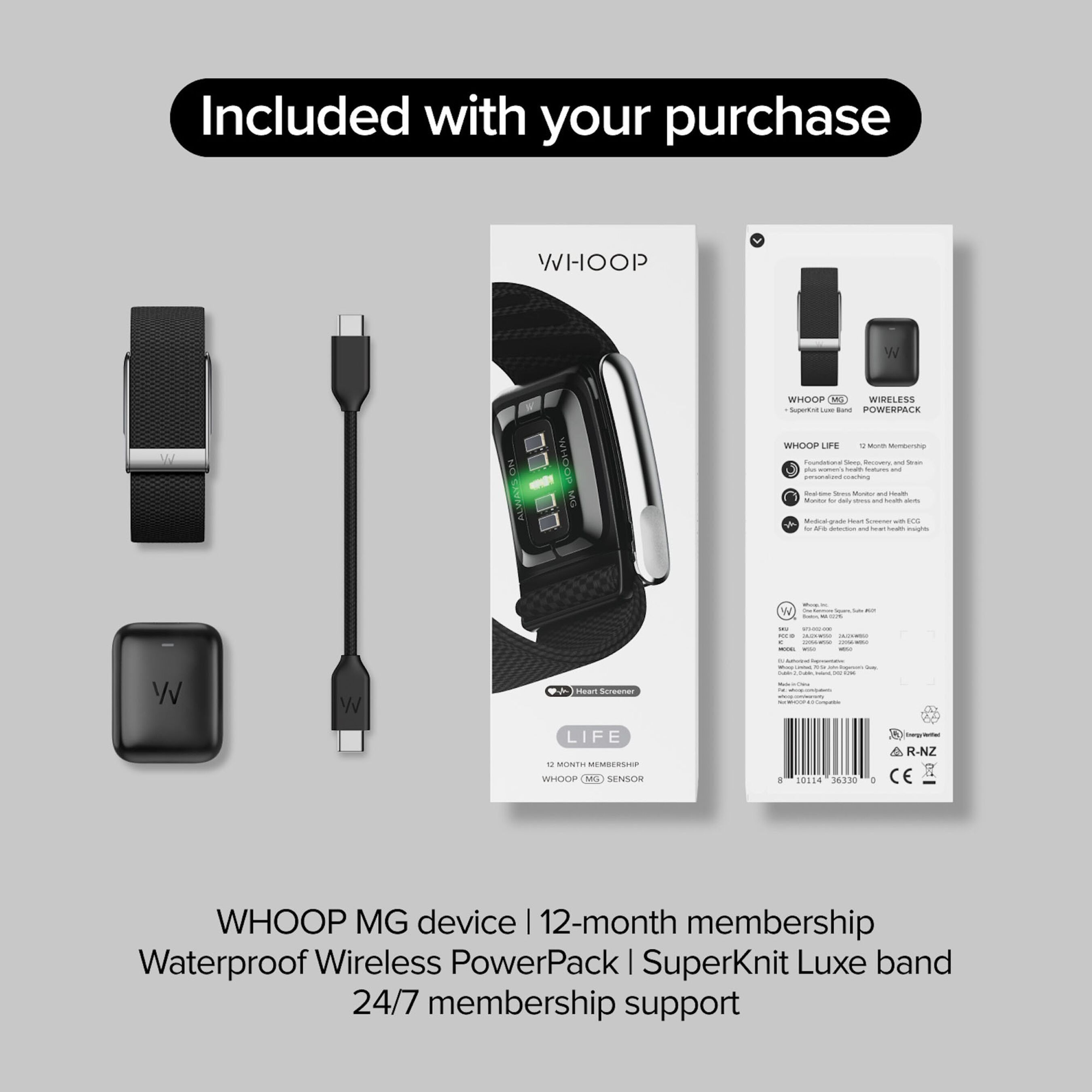 WHOOP Life Wearable Health & Activity Tracker