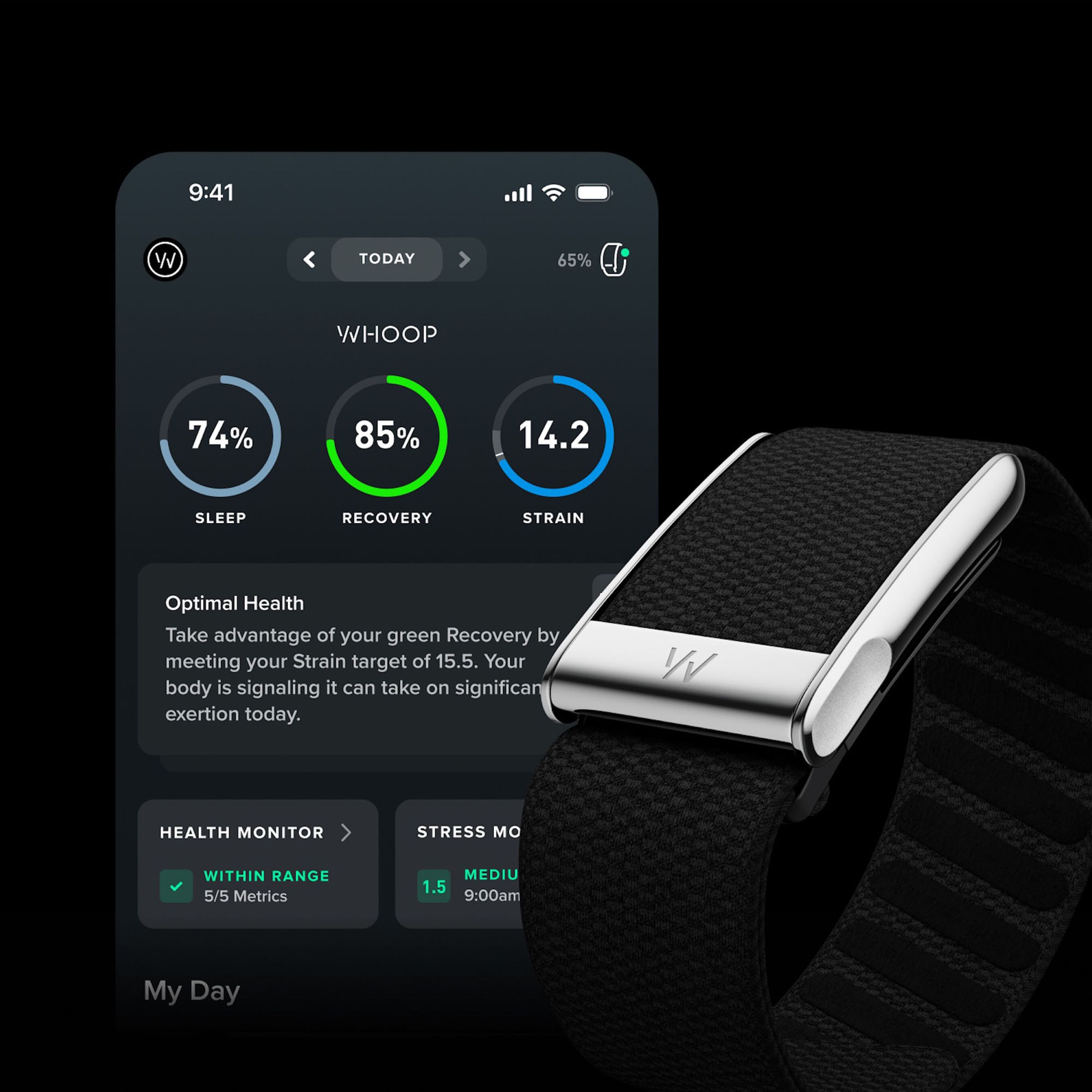 WHOOP Life Wearable Health & Activity Tracker