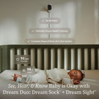 Owlet Dream Duo™ Smart Baby Monitoring System, 3rd Generation, Mint