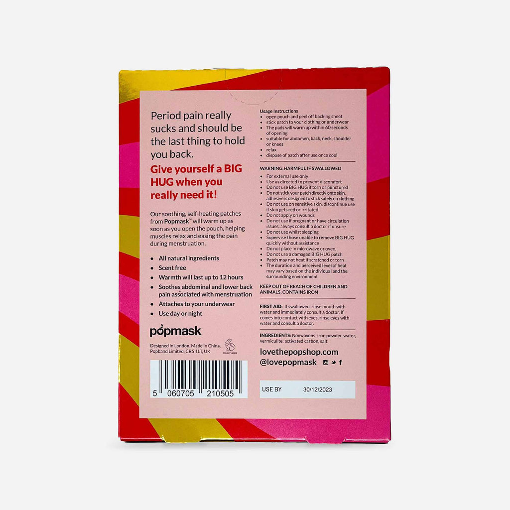 POPMASK BIG HUG Self-Heating Patches, 5 ct.