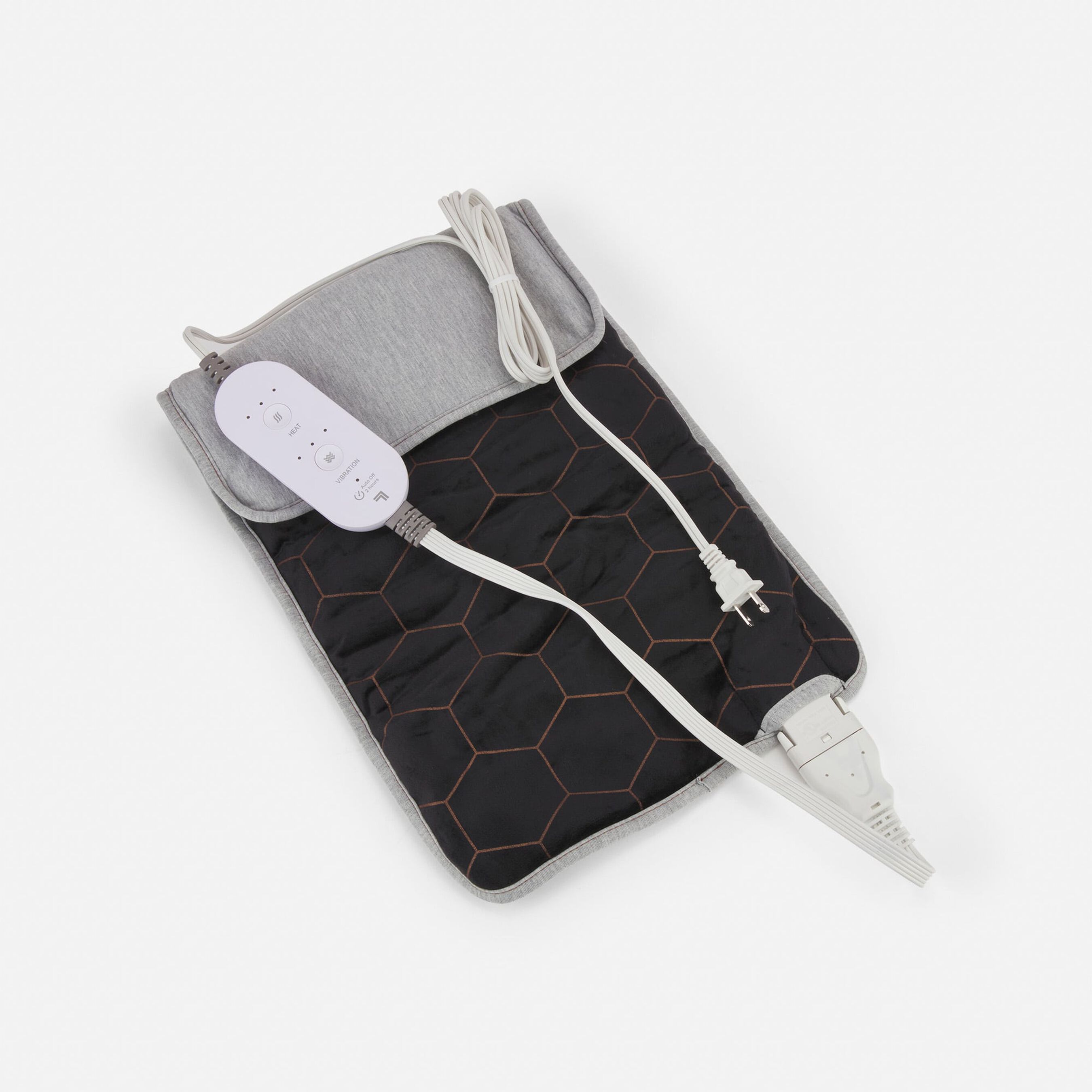 Sharper Image Calming Heat Copper and Charcoal Weighted Heating Pad