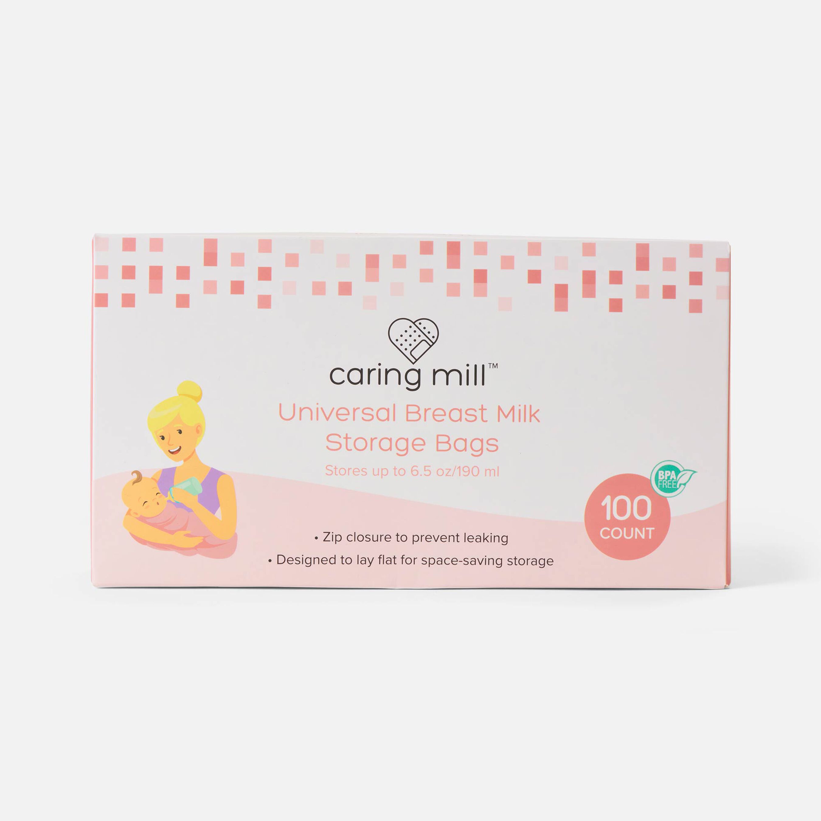 Caring Mill™ Breast Milk Universal Storage Bags 100 ct.