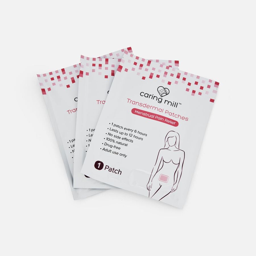 Caring Mill Heating Patch for Menstrual Cramps, 6 ct.