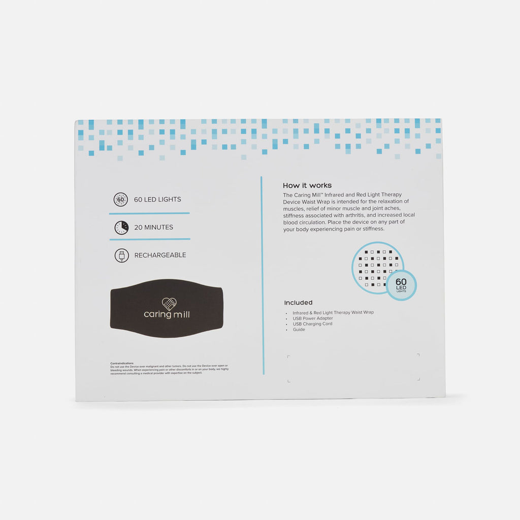 Infrared & Red-light Therapy Waist & Hip Wrap – Caring Mill™