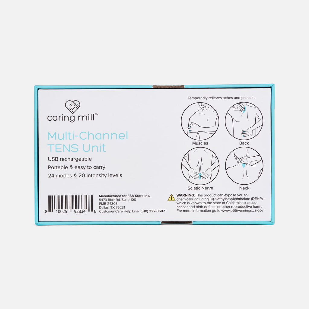 Caring Mill™ Multi-Channel Pain Relief Pro TENs Unit