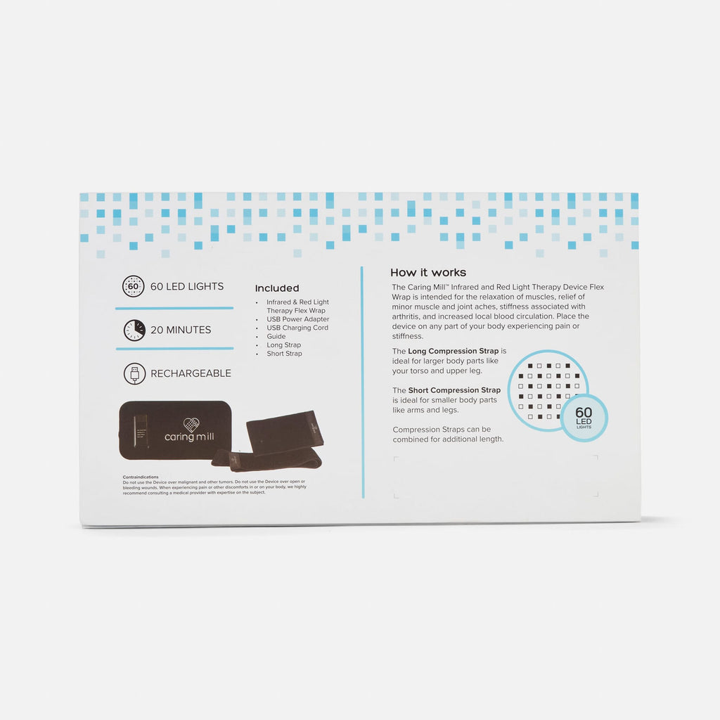 Multipurpose Infrared & Red-light Therapy Flex Wrap – Caring Mill™
