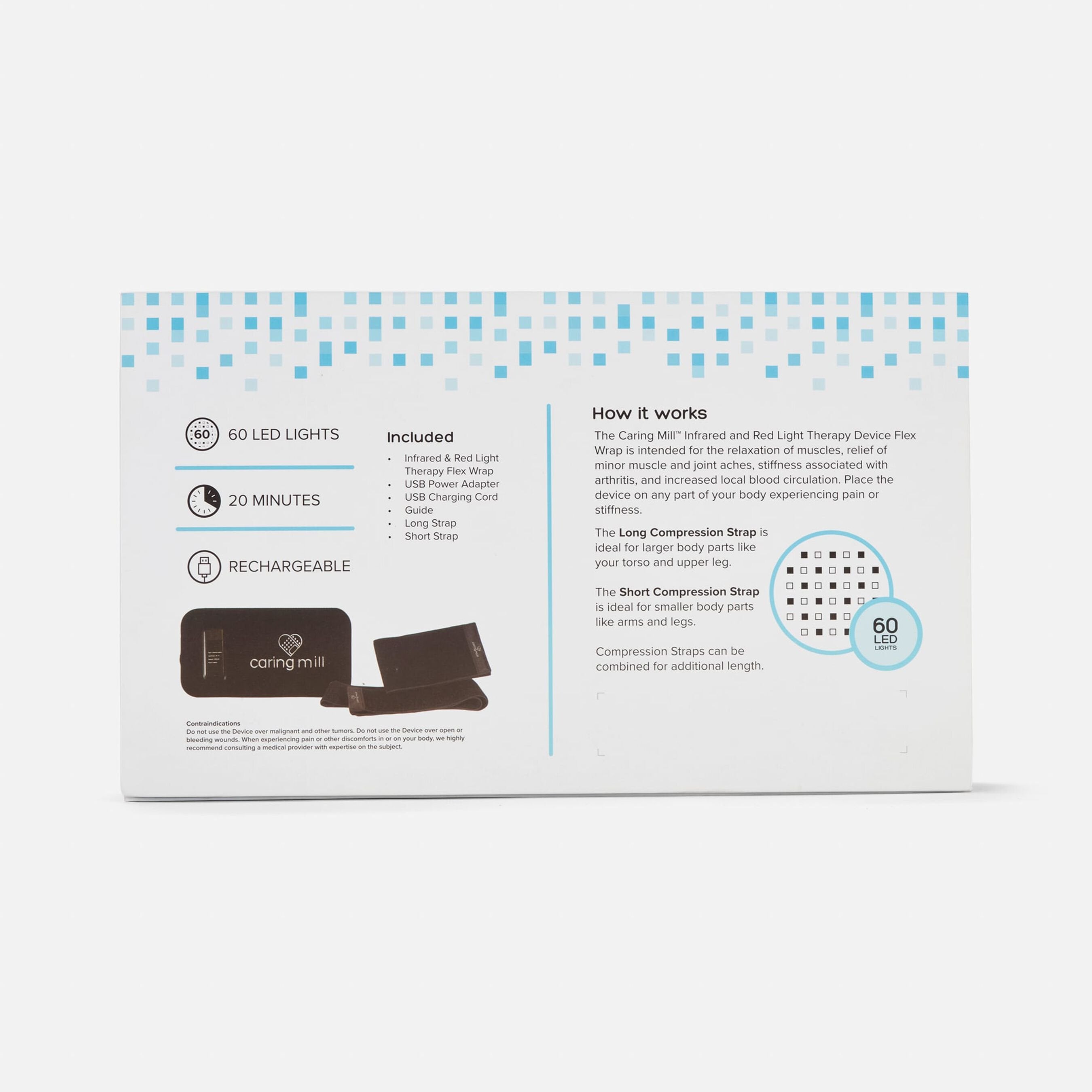 Multipurpose Infrared & Red-light Therapy Flex Wrap – Caring Mill™