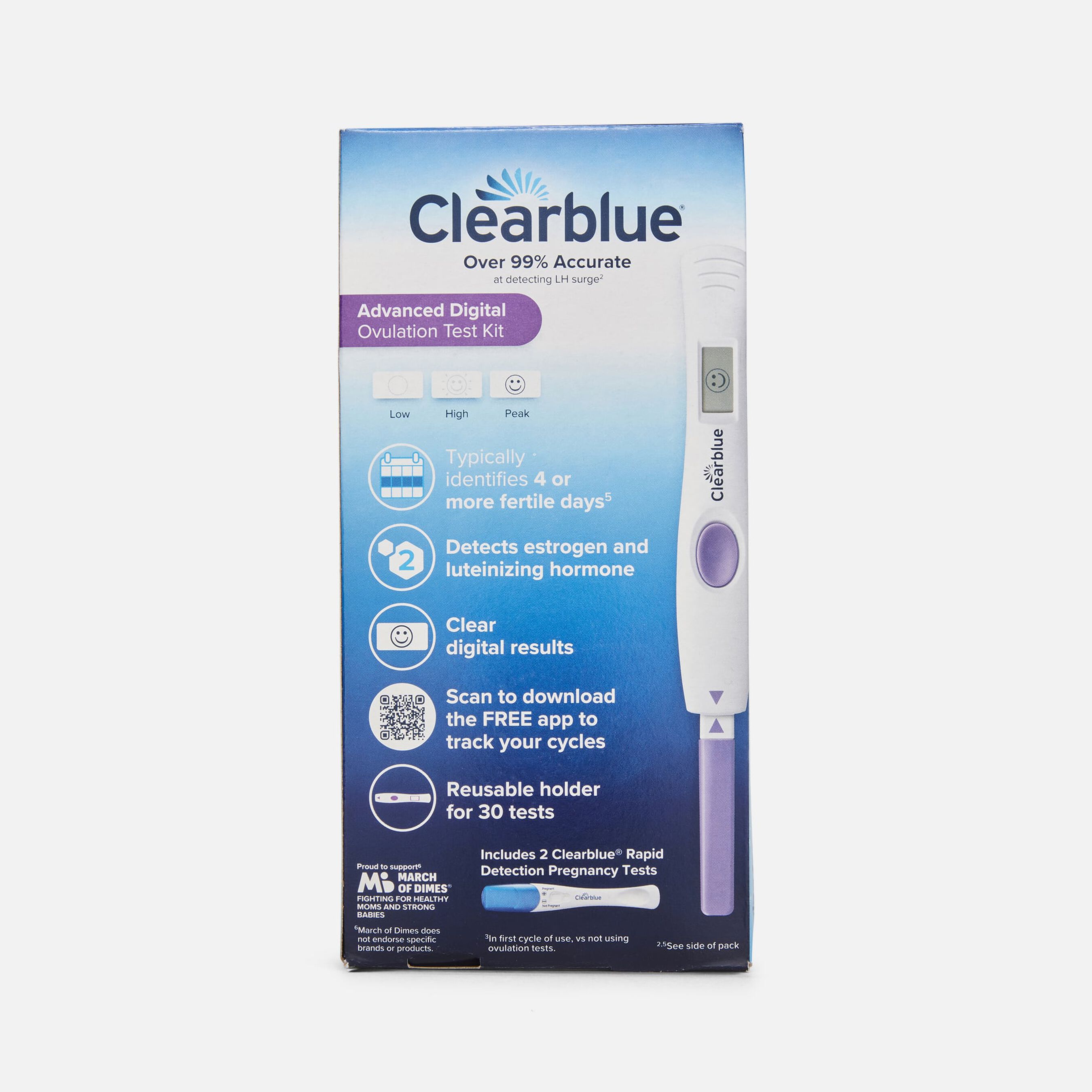Clearblue Advanced Digital Ovulation Test Kit