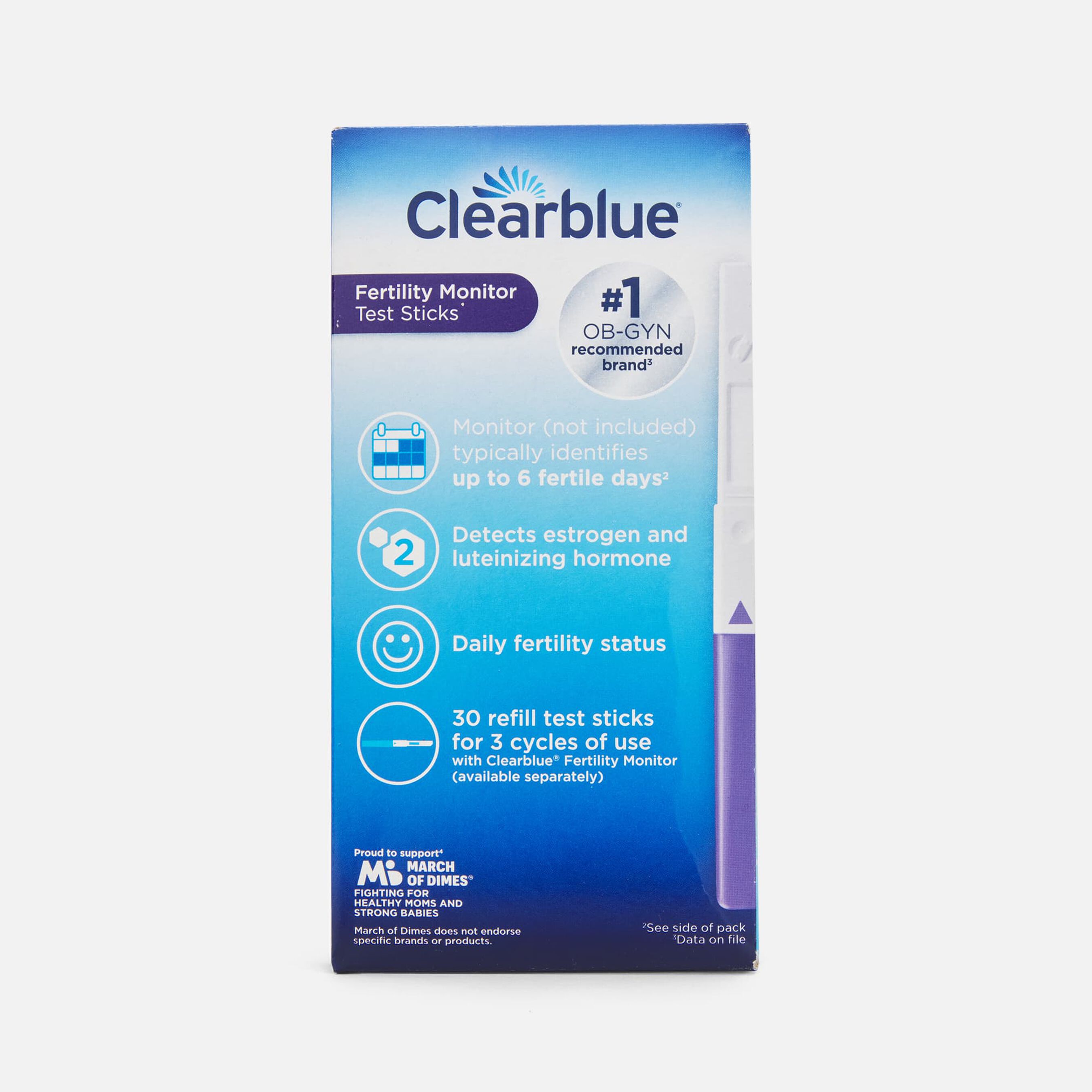 Clearblue Fertility Monitor Test Strips, 30 ct.