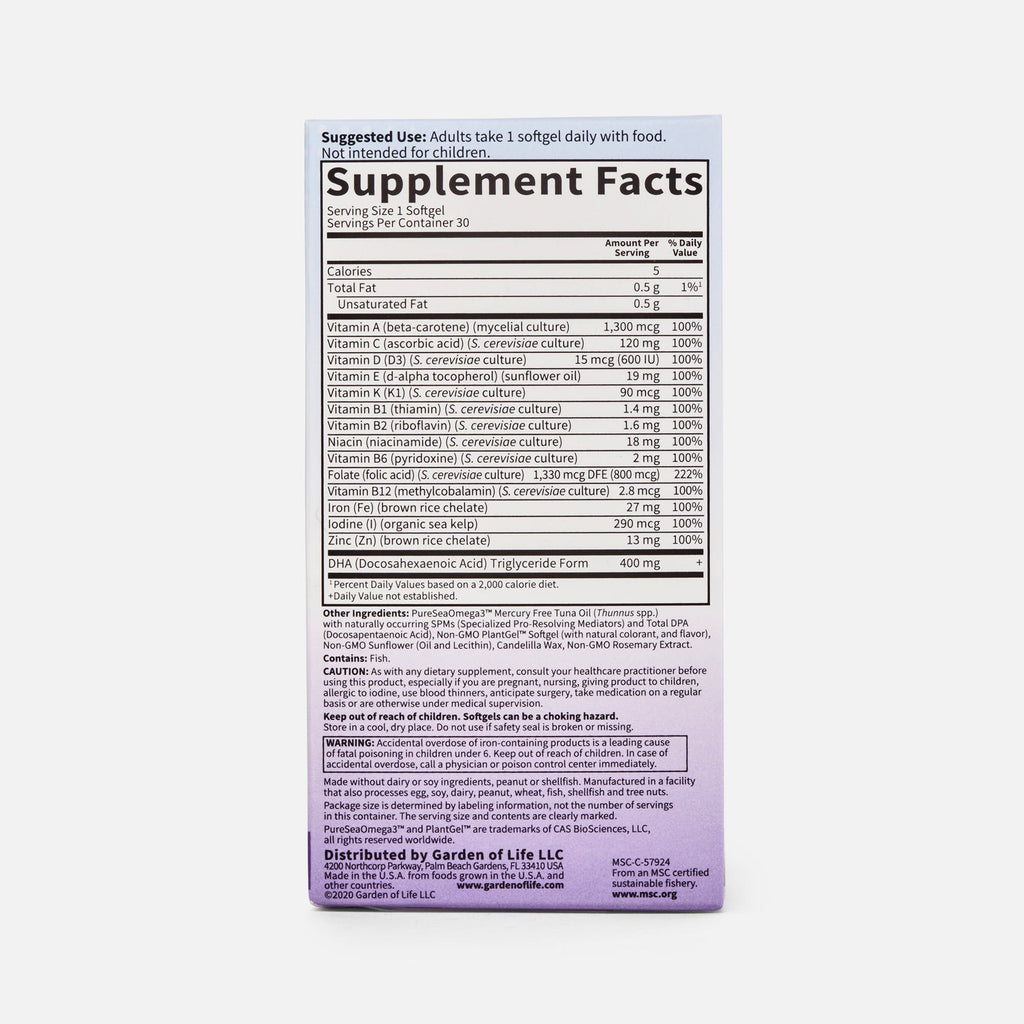 Dr. Formulated Prenatal Multi + DHA Softgels, 30 ct.
