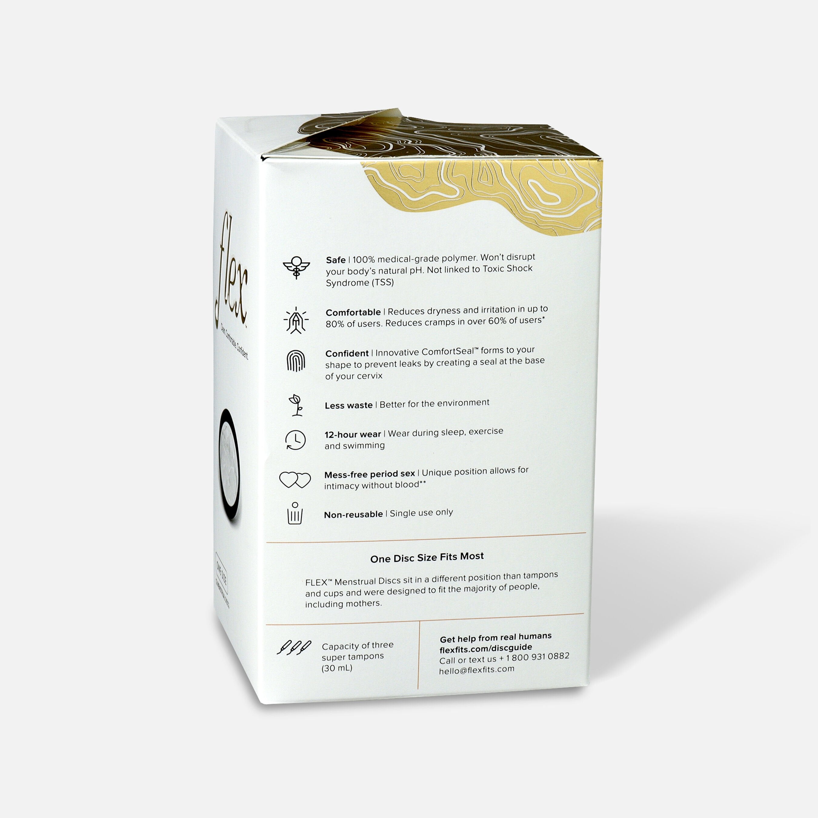 FLEX Menstrual Discs, 12 ct.