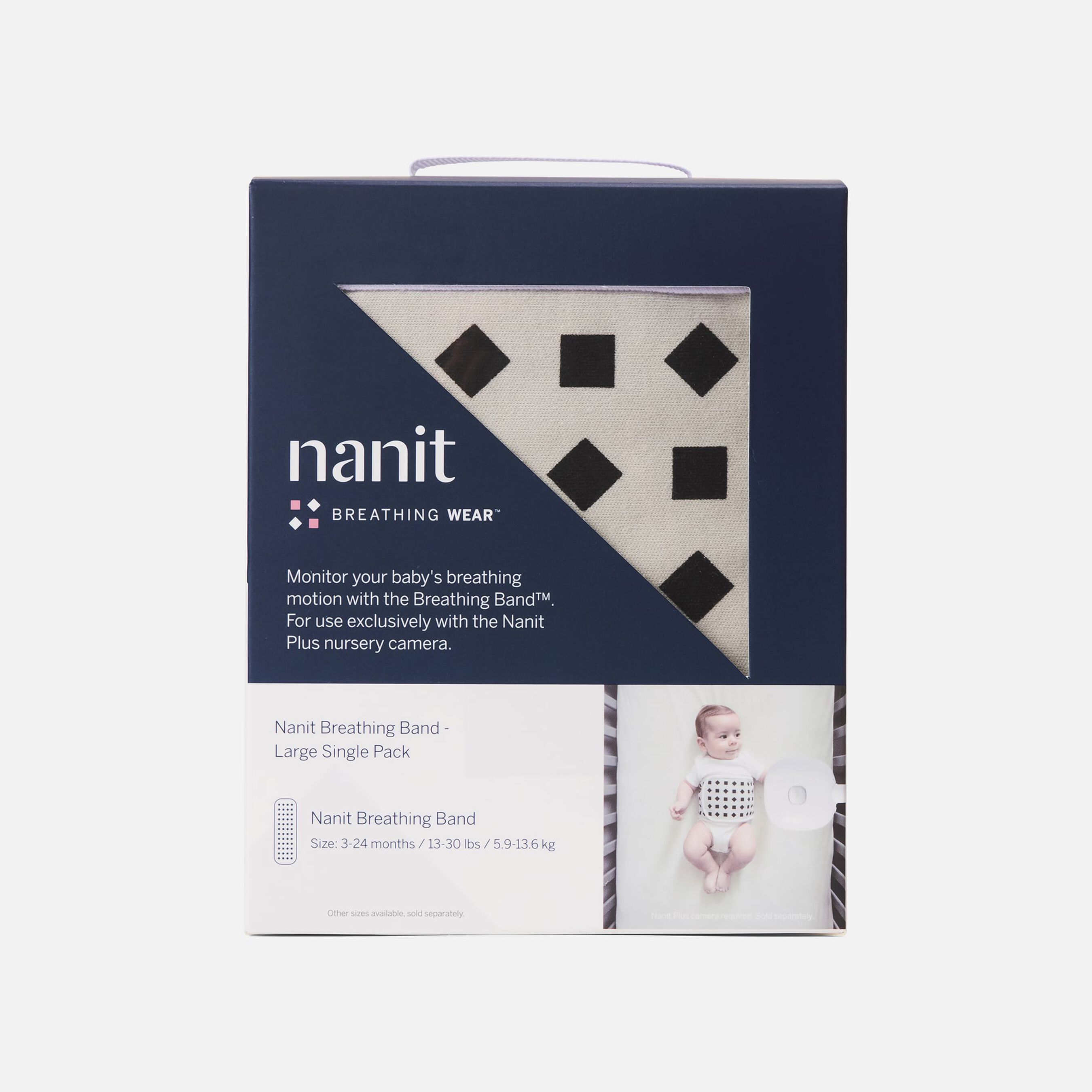 Nanit Breathing Band - Medium, Grey