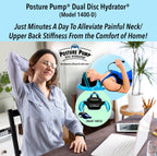 Posture Pump® Dual Disc Hydrator®, Relieves Neck Pain, Model 1400-D