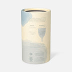 Saalt Soft Menstrual Cup, Duo Pack, Desert Blush, Small and Mist Grey, Regular