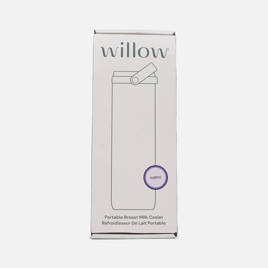 Willow Portable Breast Milk Cooler, Purple, 16 oz. Capacity