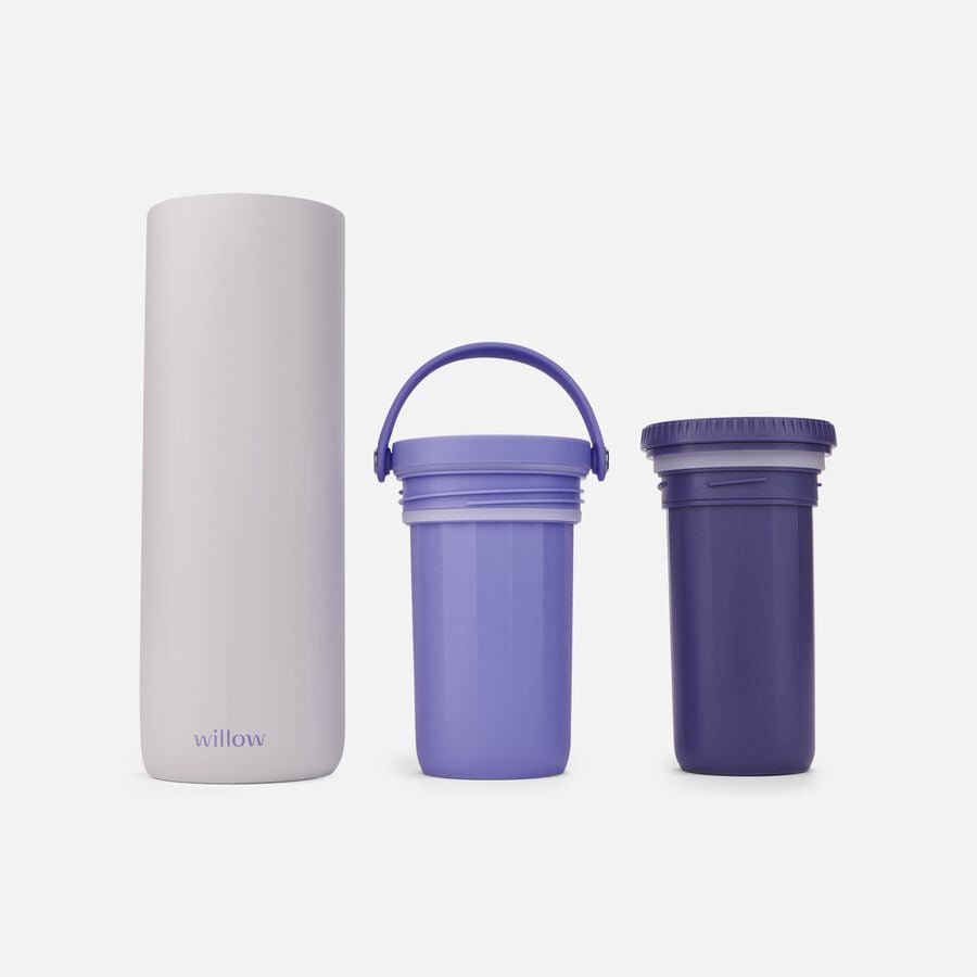 Willow Portable Breast Milk Cooler, Purple, 16 oz. Capacity